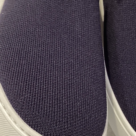 Rothy's The Original Slip On Sneaker Navy Solid Textile Shoe Woman’s US 8.5 - Picture 2 of 11